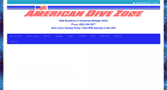 Desktop Screenshot of americandivezone.com